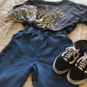 Relaxed Fit Stretchy Waistband Jeans